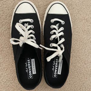 NEW! Converse Black Chuck Mule Size 8